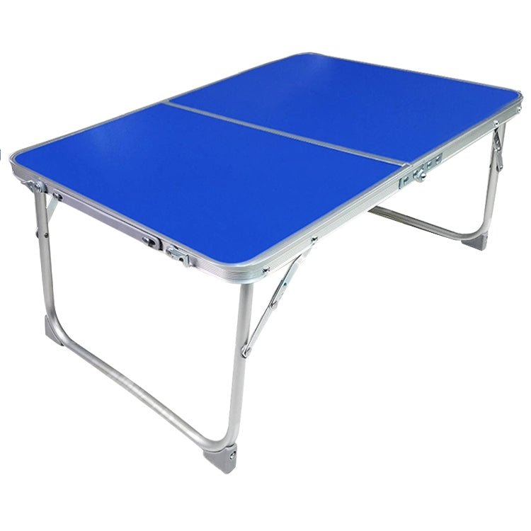 Adjustable Plastic Laptop Mat, Foldable Stand, Reading Desk, Bed Tray, Plastic Mat (Sapphire Blue)