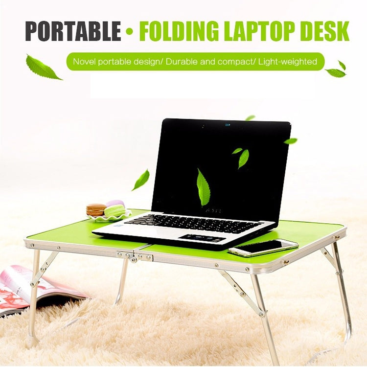 Adjustable Plastic Laptop Mat, Foldable Stand, Reading Desk, Bed Tray, Plastic Mat (Sapphire Blue)