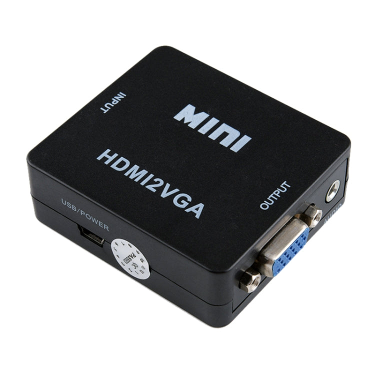 Convertisseur Mini HDMI vers VGA pour PC et Gaming
