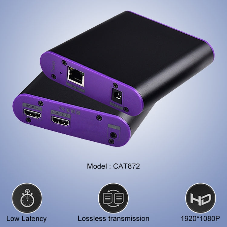 Extension HDMI CAT872 pour Gaming jusqu'à 200 m sur