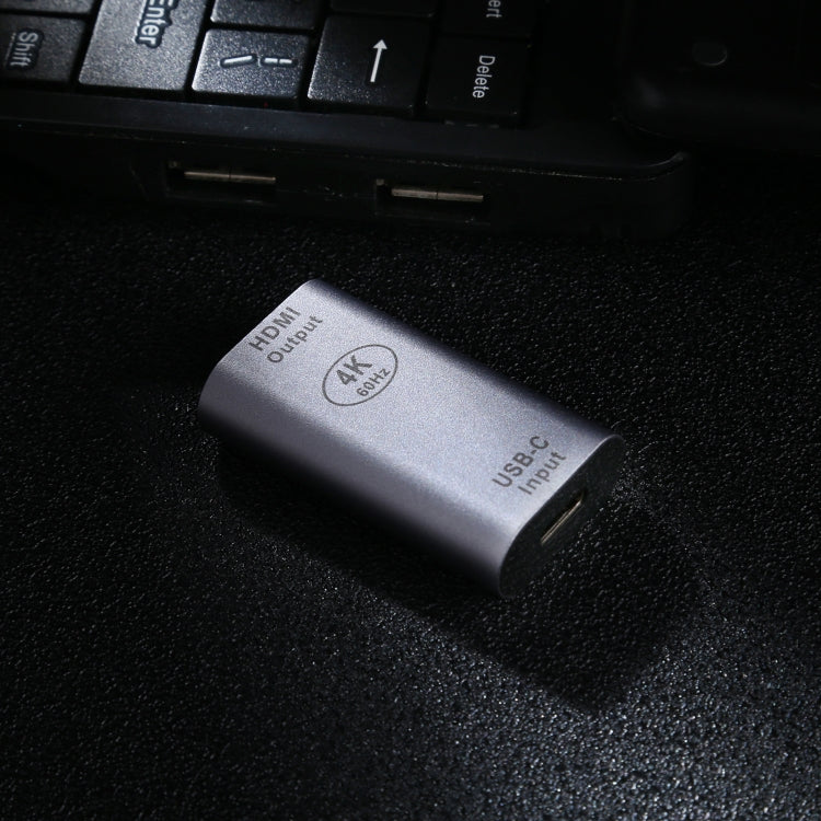 Aluminum Alloy Type-C / USB-C Female to HDMI Female Adapter, Type-C Female to HDMI Female