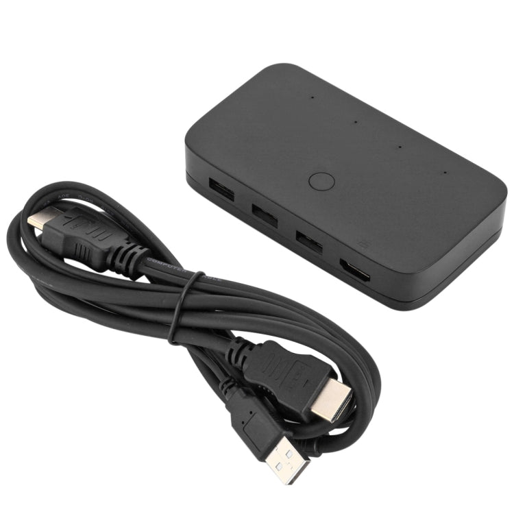 4x1 4Kx2K HDMI/USB/KVM Switch