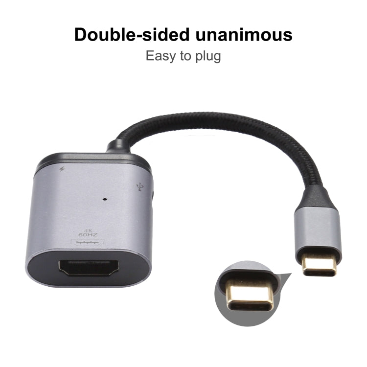 Câble USB-C vers HDMI 4K 60 Hz pour PC Gaming