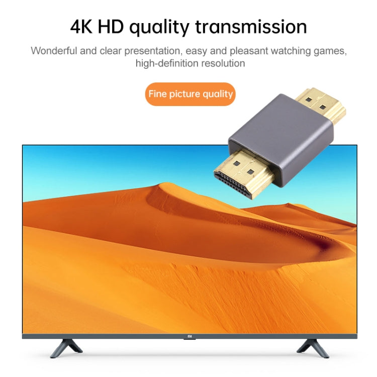 Adaptateur HDMI Mâle Noir Plaqué Or pour PC Gaming