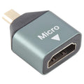 Gold Plated Mini HDMI Male to HDMI Female, Micro HDMI Male to HDMI Female Head Adapter