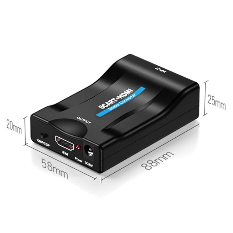 Convertisseur Péritel vers HDMI HD 1080P pour Gaming PC