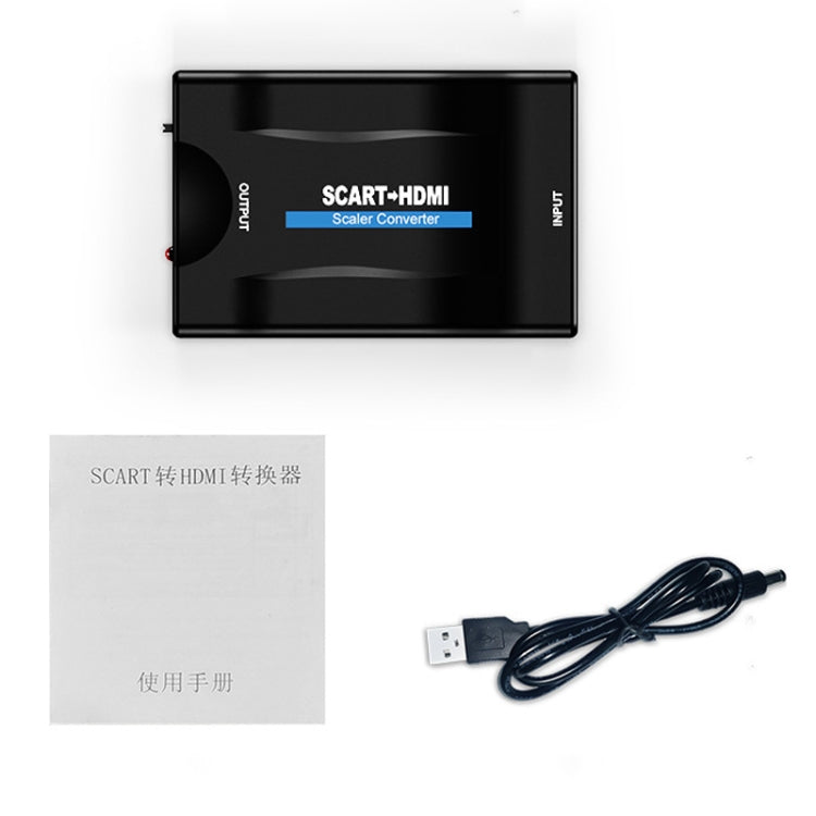 Convertisseur Péritel vers HDMI HD 1080P pour Gaming PC