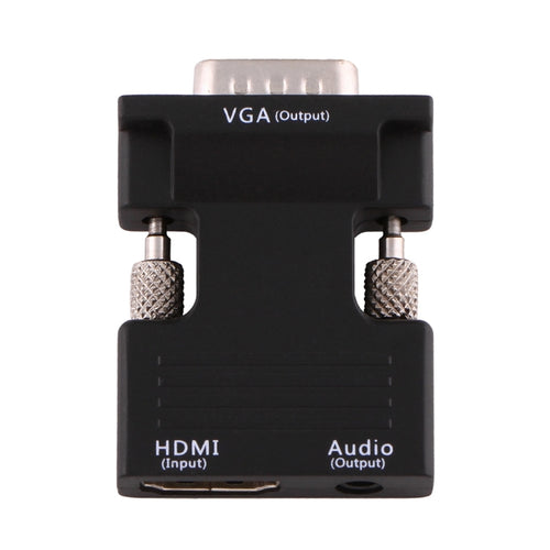 Adaptateur HDMI vers VGA avec sortie audio pour PC et TV