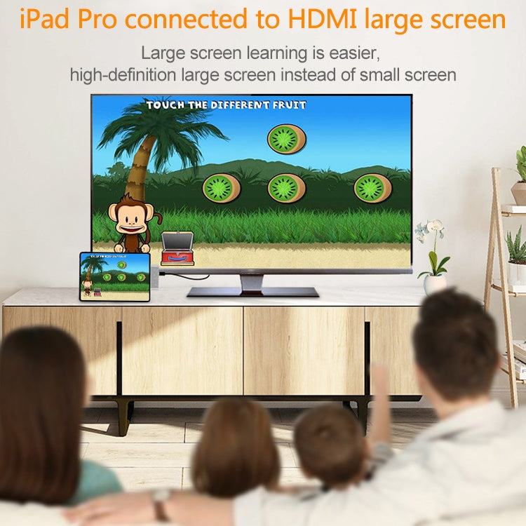 Adaptateur Hub 4 en 1 Type-C pour PC et iPad Pro