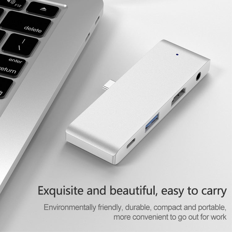Adaptateur Hub 4 en 1 Type-C pour PC et iPad Pro