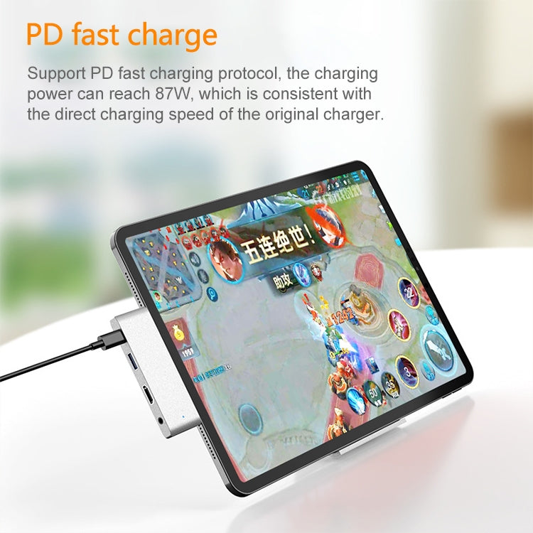 Adaptateur Hub 4 en 1 Type-C pour PC et iPad Pro