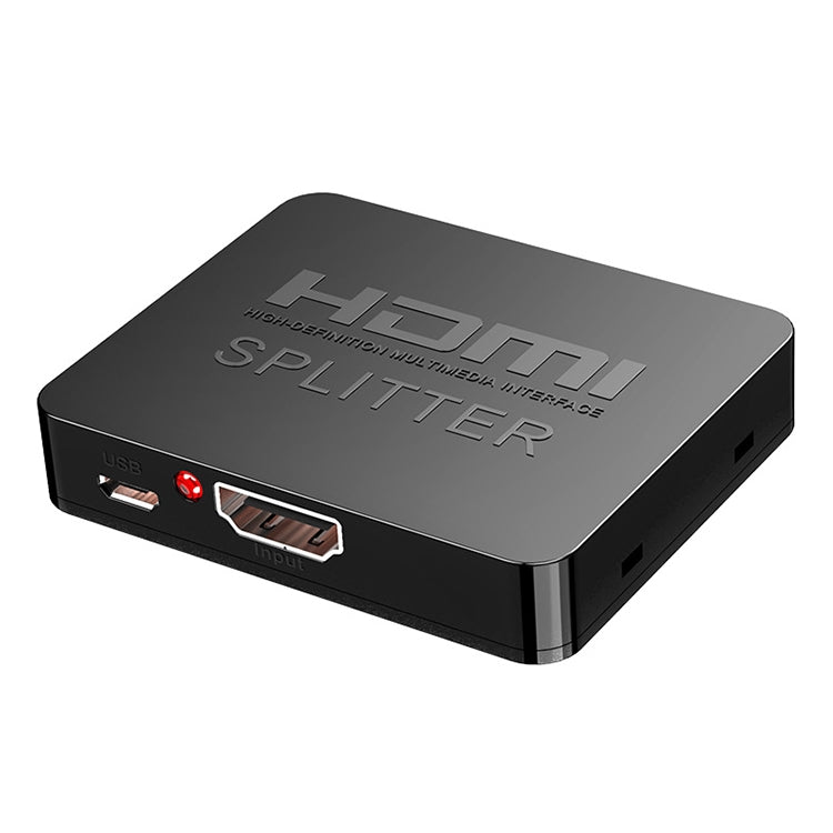 Mini HDMI 1x2 Splitter Amplifier, supports 3D and 4K x 2K