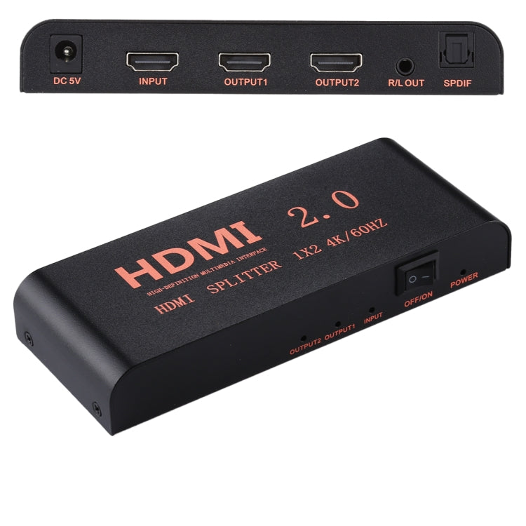 Répartiteur HDMI 2.0 4K/60 Hz pour PC Gaming - CY-041