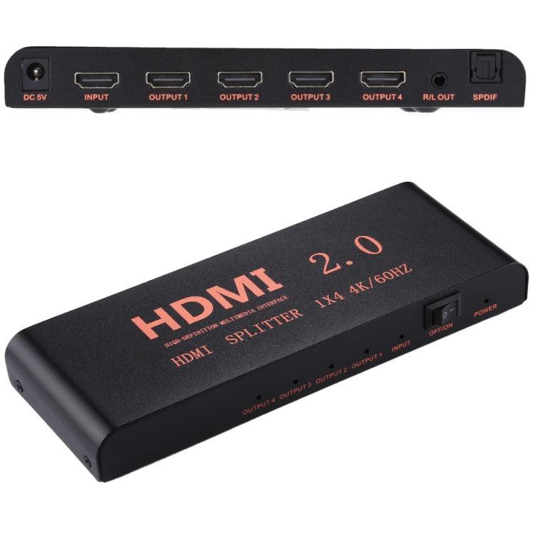 Répartiteur HDMI 1x4 CY-042 4K/60 Hz pour PC Gaming