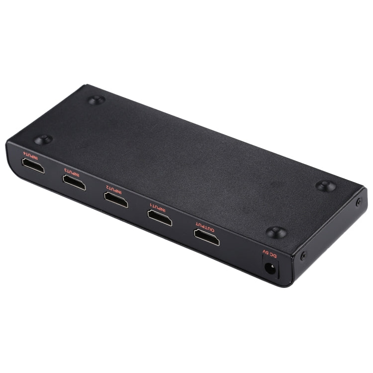 HDMI 2.0 Switch 4X1 4K@60Hz with remote control, EU plug, 4X1