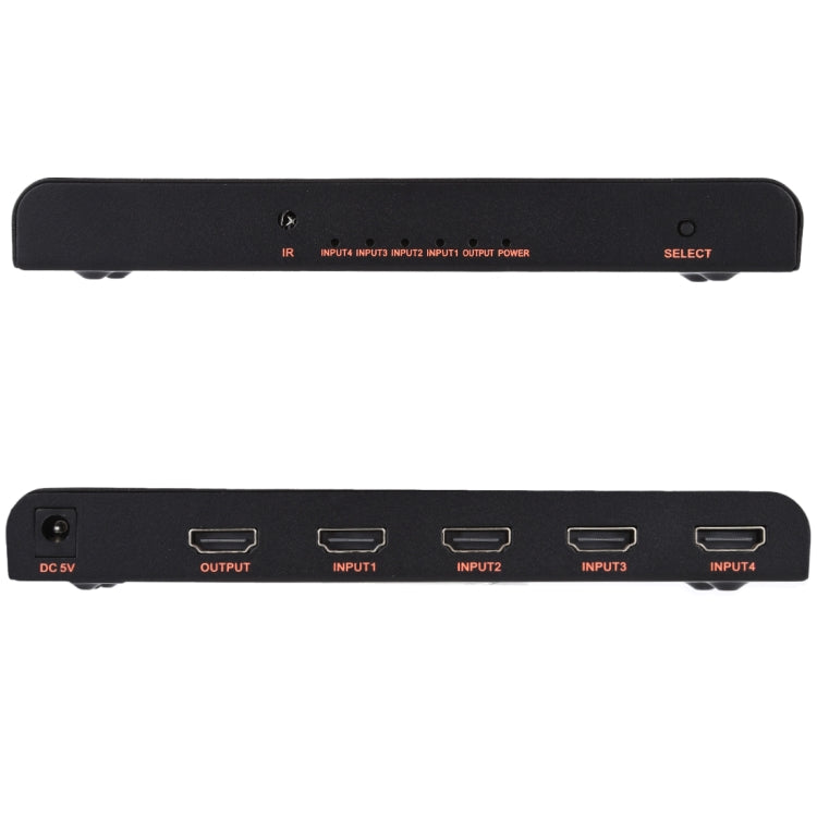 HDMI 2.0 Switch 4X1 4K@60Hz with remote control, EU plug, 4X1