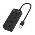 Répartiteur USB 3.0 Onten 5301 pour PC avec interrupteur