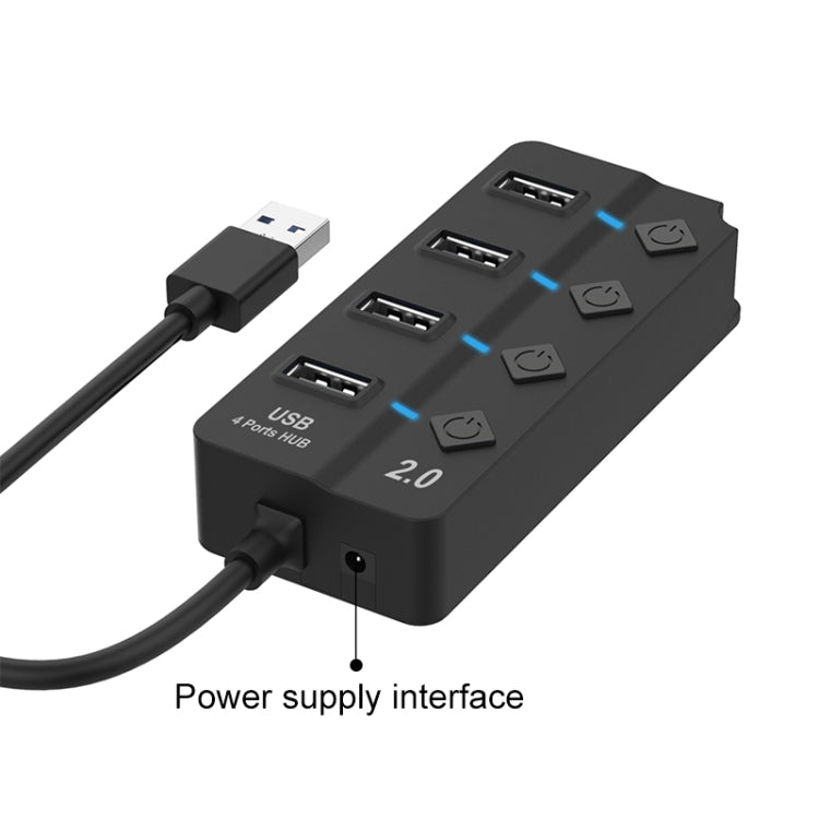 Répartiteur USB 3.0 Onten 5301 pour PC avec interrupteur