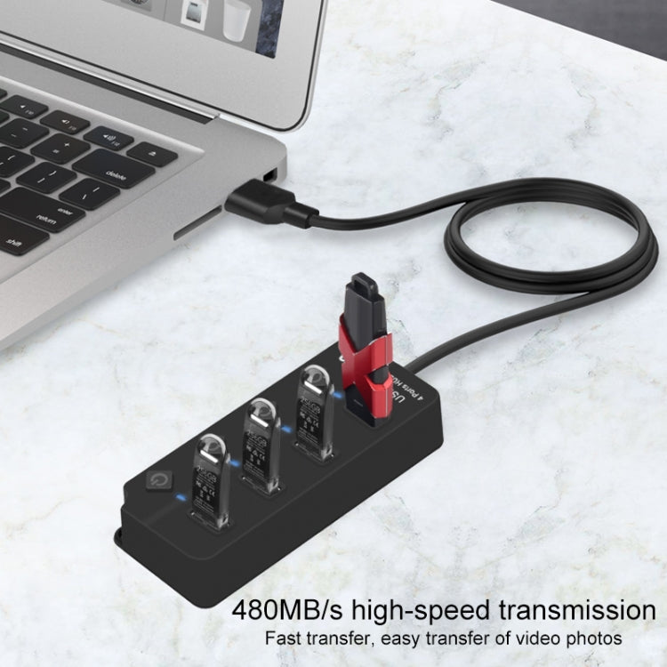 Répartiteur USB 3.0 Onten 5301 pour PC avec interrupteur
