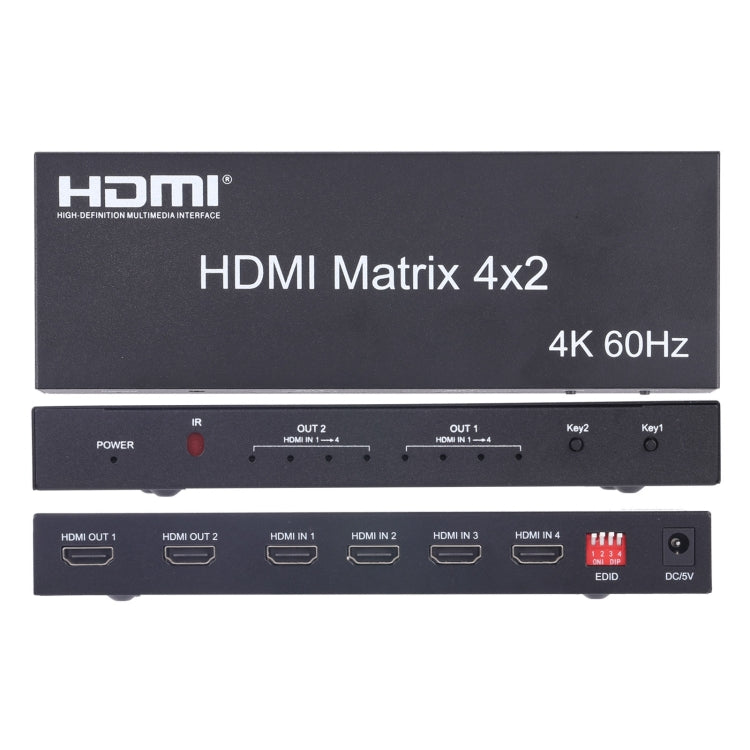 Commutateur HDMI 4x2 avec télécommande - Accessoire Gaming