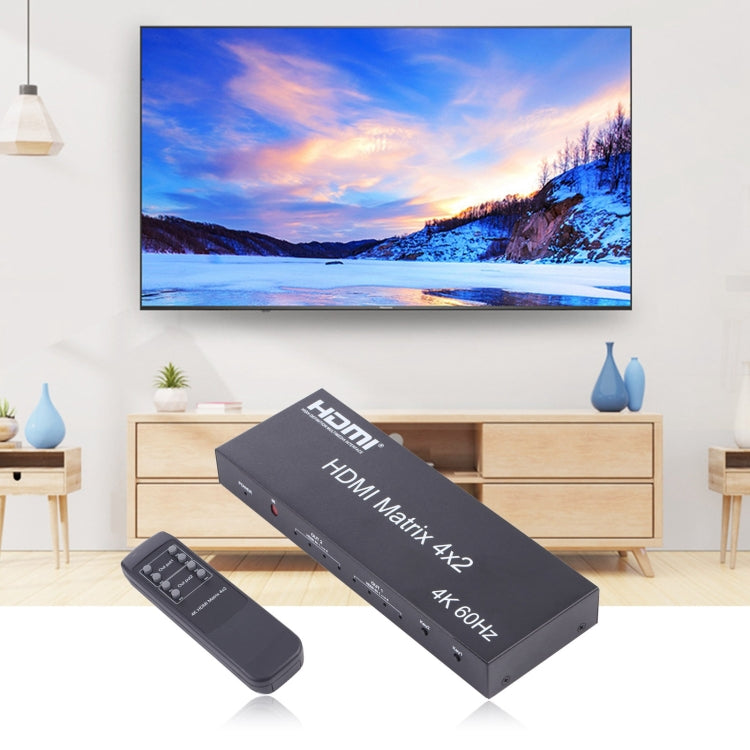 Commutateur HDMI 4x2 avec télécommande - Accessoire Gaming