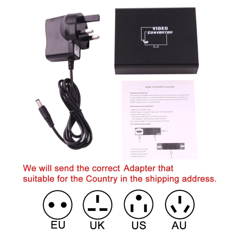 NEWKENG C8 HDMI to SCART Video Converter, C8 HDMI to SCART
