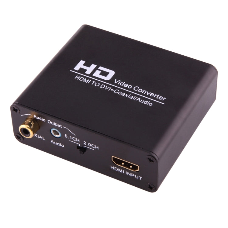 NEWKENG X5 HDMI to DVI with 3.5mm Coaxial Audio Output Video Converter, X5 HDMI to DVI with Audio
