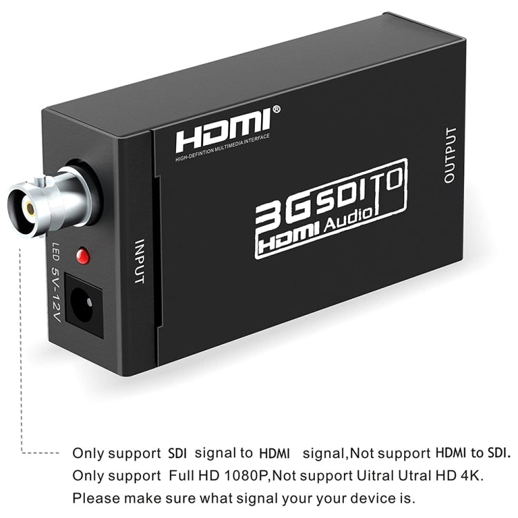 Convertisseur vidéo SDI vers HDMI pour gaming et PC
