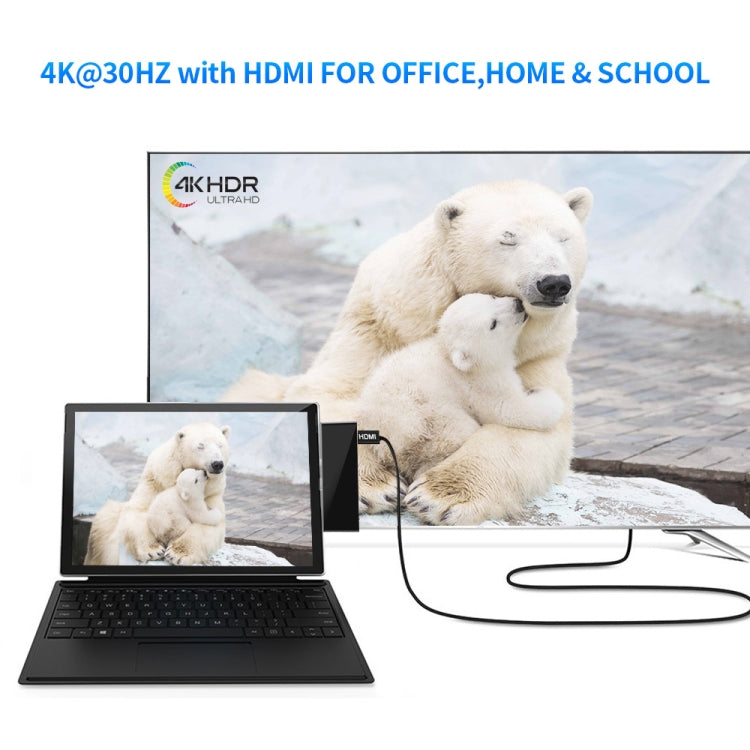 HUB 4K ROCKETEK SK-S4H : USB 3.0, HDMI, Lecteur SD/TF