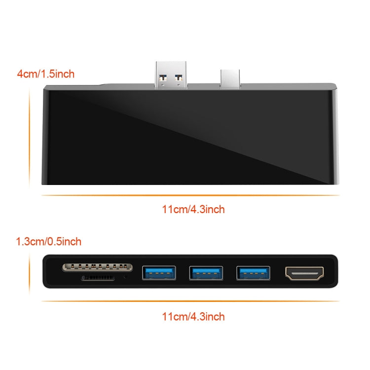 Adaptateur Hub 4K USB 3.0 avec HDMI pour PC Gaming