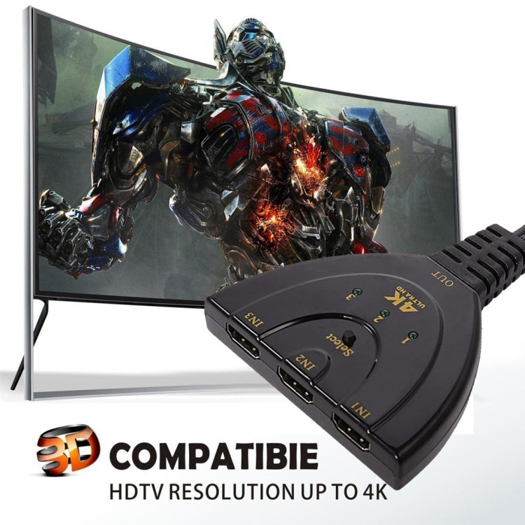 Adaptateur HDMI 4K 3 en 1 pour PC et gaming