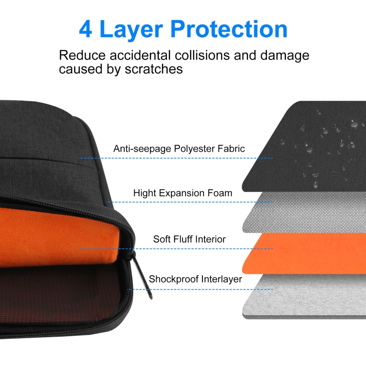 HAWEEL 13.0 Inch Zipper Sleeve Case for Laptop, Handbag for Macbook, Samsung, Lenovo Thinkpad, Sony, DELL Alienware, CHUWI, ASUS, HP, 13-13.5 Inch Laptops, 13.0-13.5 inch, 13.0 inch