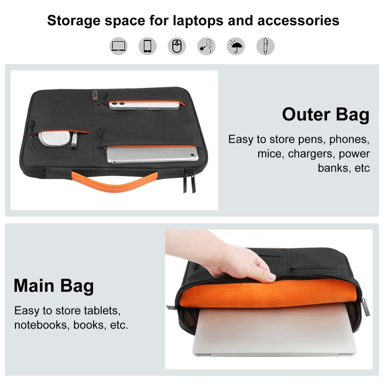 HAWEEL 13.0 Inch Zipper Sleeve Case for Laptop, Handbag for Macbook, Samsung, Lenovo Thinkpad, Sony, DELL Alienware, CHUWI, ASUS, HP, 13-13.5 Inch Laptops, 13.0-13.5 inch, 13.0 inch