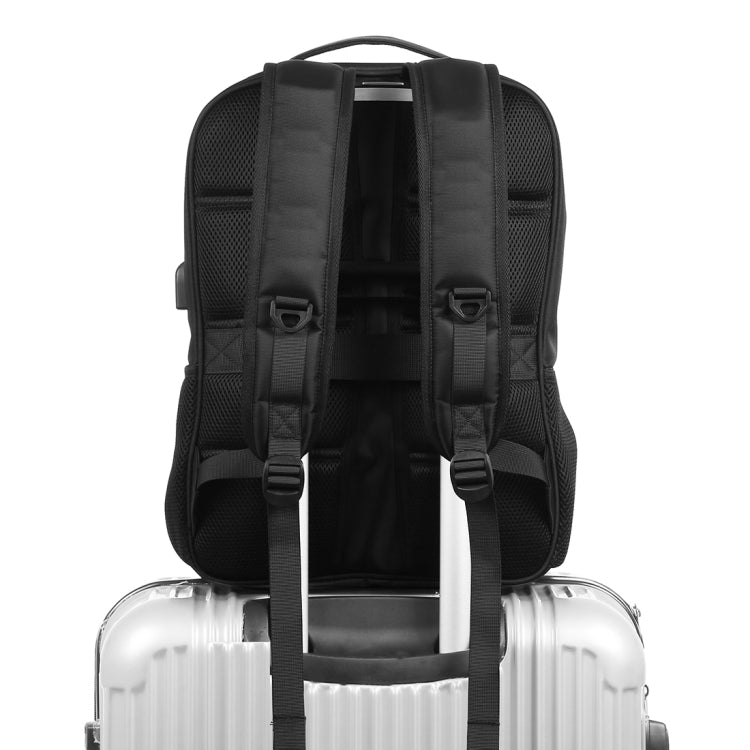 HAWEEL 14W Solar Panel Laptop Backpack with Handle and USB 5V/2.1A Max Charging Port, 14W Backpack 2