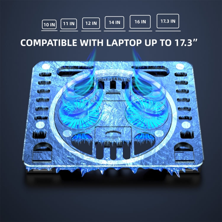 HAWEEL Gaming RGB Laptop Cooler Desktop Stand
