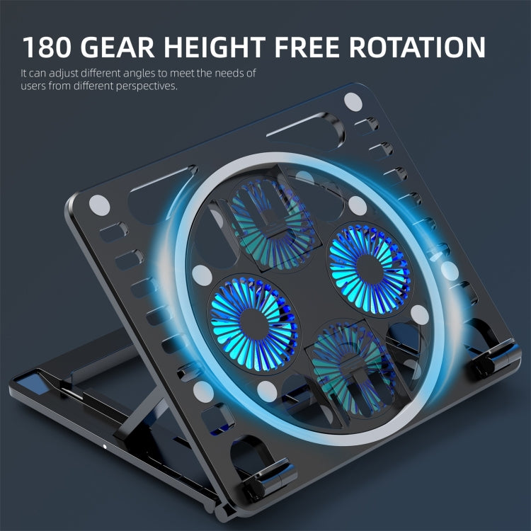HAWEEL Gaming RGB Laptop Cooler Desktop Stand