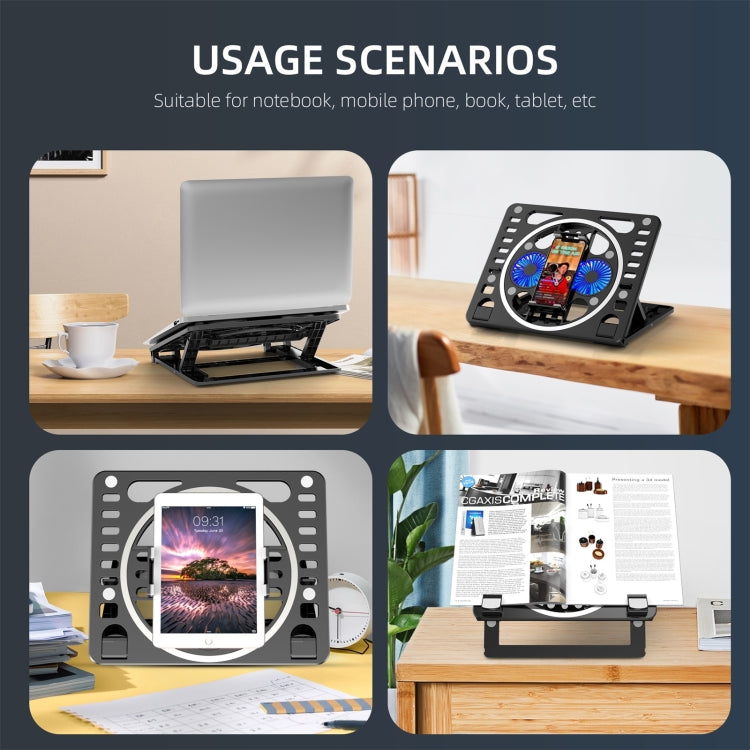 HAWEEL Gaming RGB Laptop Cooler Desktop Stand