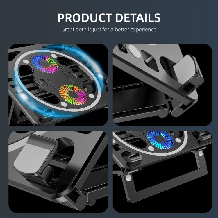 HAWEEL Gaming RGB Laptop Cooler Desktop Stand