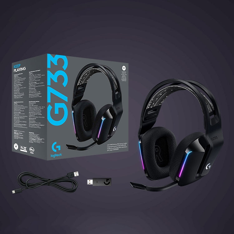Casque gaming sans fil Logitech G733 LIGHTSPEED RVB