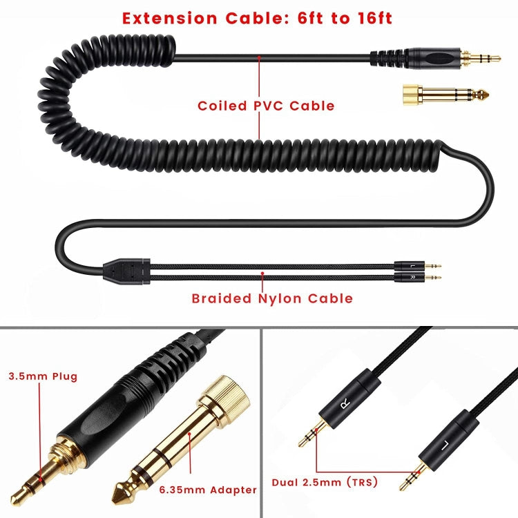 Câble Audio Gaming ZS0228 pour Casque HIFIMAN HE400i HE560