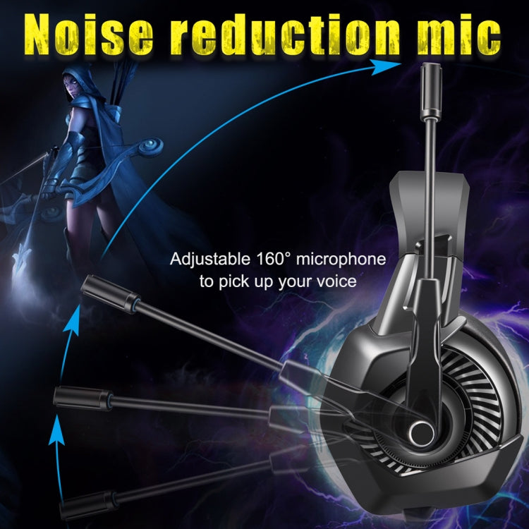 Casque Gaming ONIKUMA K6 avec Micro, Bass et Lumières RVB