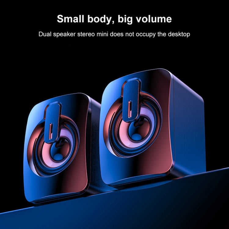 USB 2.0 Illuminated Speaker for PC and Smartphone - A2
