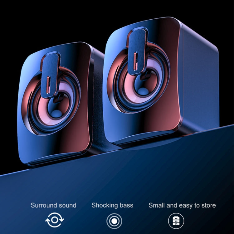 Mini haut-parleur USB A1 haut volume pour gaming et PC