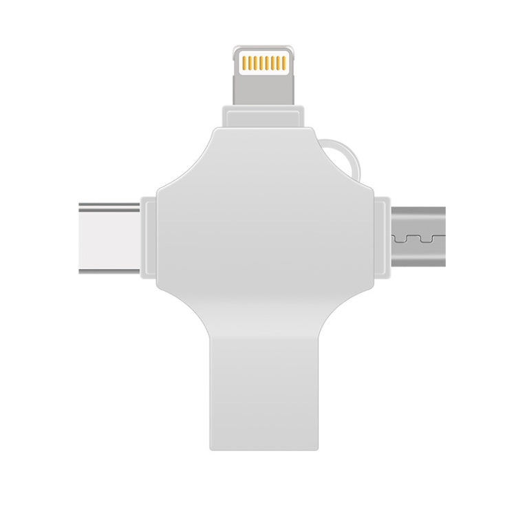 Disque Flash 128 Go 4 en 1 : USB-C, Micro USB, USB 3.0