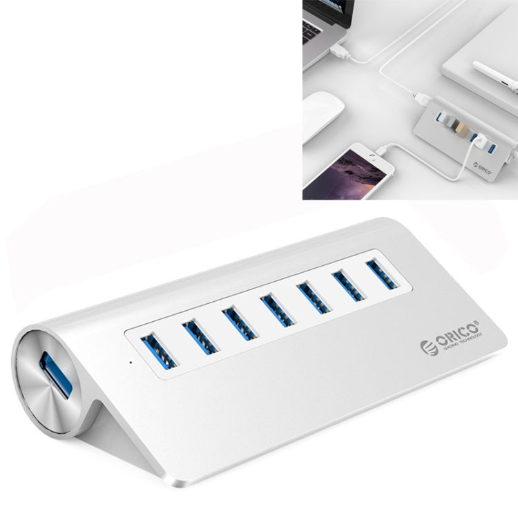 HUB USB 3.0 ORICO M3H7-V1 pour PC avec 7 ports et 30 W
