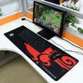 Tapis de souris gaming étendu 90cm pour clavier et bureau