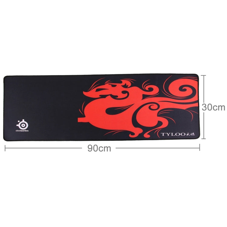 Tapis de souris gaming étendu 90cm pour clavier et bureau