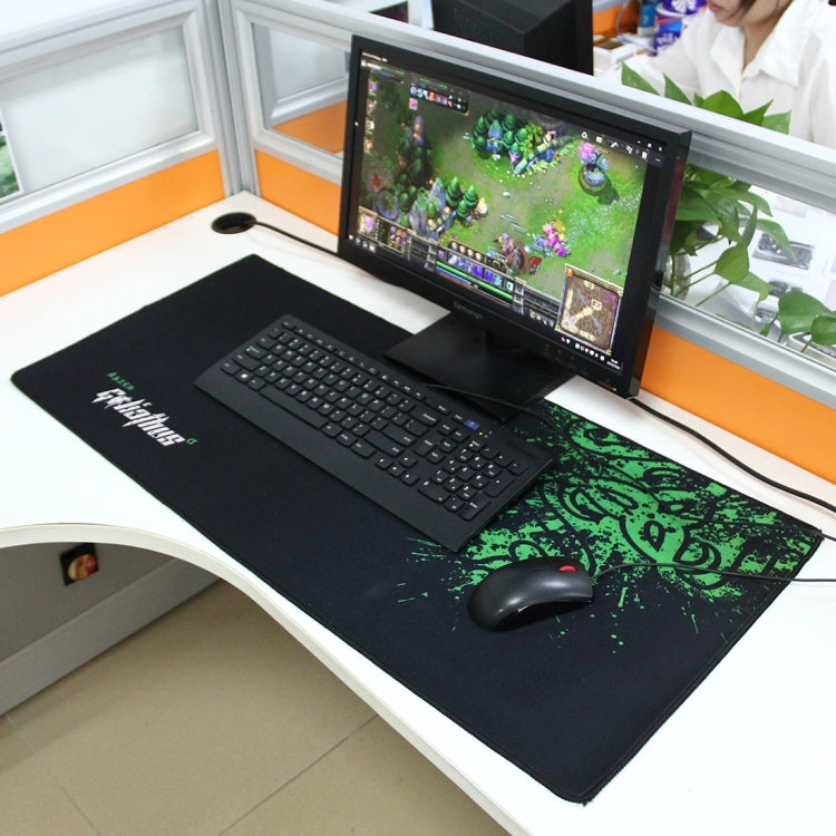 Tapis de souris gaming XXL 90x40 cm pour bureau et jeu