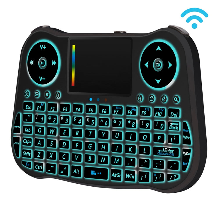 Mini clavier sans fil QWERTY rétroéclairé pour PC et TV