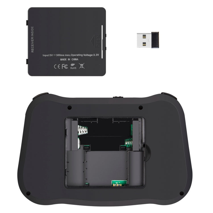 Mini clavier sans fil QWERTY rétroéclairé pour PC et TV